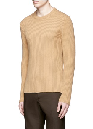 Front View - Click To Enlarge - WOOYOUNGMI - Zip cuff side split sweater