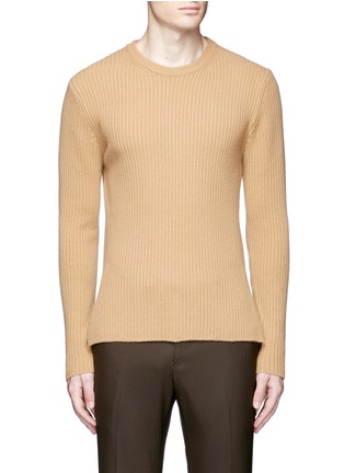 Main View - Click To Enlarge - WOOYOUNGMI - Zip cuff side split sweater