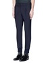 Front View - Click To Enlarge - WOOYOUNGMI - Pleated front wool blend jogging pants