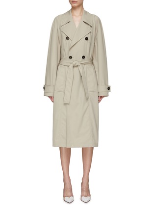 Main View - Click To Enlarge - BOTTEGA VENETA - Technical Double Breasted Trench Coat