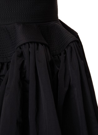  - BOTTEGA VENETA - Structured High Waist Pleated Midi Skirt