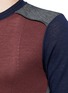 Detail View - Click To Enlarge - WOOYOUNGMI - Colourblock patchwork wool sweater