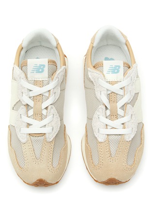Figure View - Click To Enlarge - NEW BALANCE - ‘327’ Elastic Lace Low Top Toddlers Sneakers