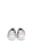 Back View - Click To Enlarge - RENÉ CAOVILLA - Strass pavé metallic lace sneakers