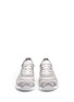 Front View - Click To Enlarge - RENÉ CAOVILLA - Strass pavé metallic lace sneakers