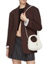 Figure View - Click To Enlarge - MIU MIU - Mini ‘Miu Wander’ Matelassé Leather Hobo Bag