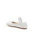  - MIU MIU - Logo Jacquard Strap Satin Ballerina Flats