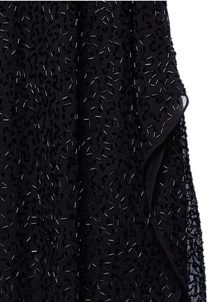Detail View - Click To Enlarge - ALICE & OLIVIA - 'Rhi' beaded sheer strappy dress