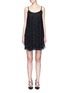 Main View - Click To Enlarge - ALICE & OLIVIA - 'Rhi' beaded sheer strappy dress