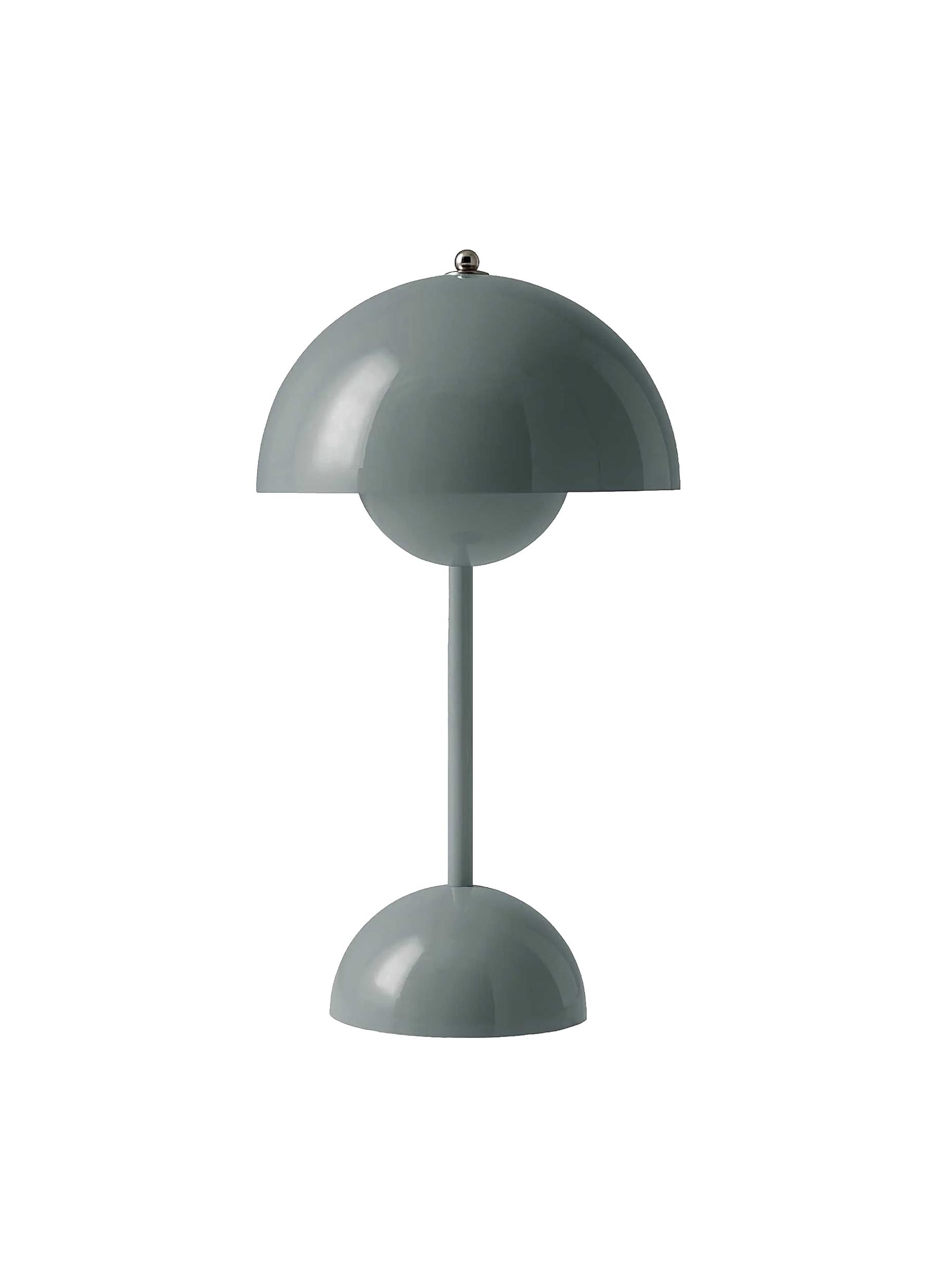 â€˜FLOWERPOT VP9’ PORTABLE TABLE LAMP - STONE BLUE