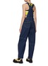Back View - Click To Enlarge - GANNI - Contrast Stitching Washed Denim Overall