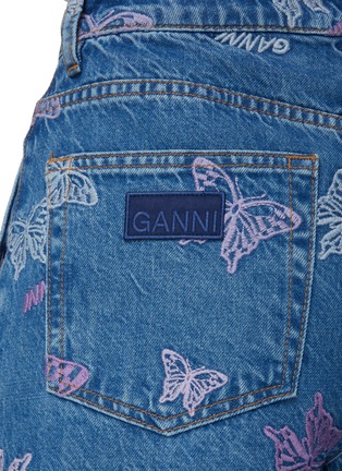  - GANNI - Butterfly Embroidery Washed Cargo Jeans