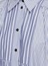  - GANNI - Button Up Striped Mini Shirt Dress