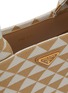Detail View - Click To Enlarge - PRADA - Large 'Symbole' Triangle Jacquard Tote Bag