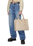 Figure View - Click To Enlarge - PRADA - Large 'Symbole' Triangle Jacquard Tote Bag