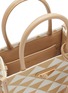 Detail View - Click To Enlarge - PRADA - Micro ‘Symbole’ Logo Appliqué Embroidered Shopper Bag