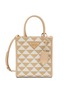 Main View - Click To Enlarge - PRADA - Micro ‘Symbole’ Logo Appliqué Embroidered Shopper Bag