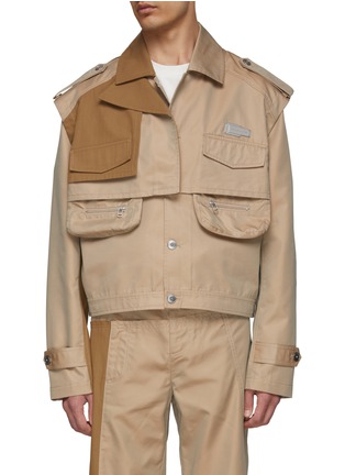 Main View - Click To Enlarge - FENG CHEN WANG - 4 Pocket Hybrid Trench Jacket