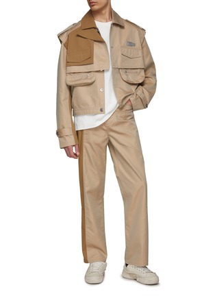 Figure View - Click To Enlarge - FENG CHEN WANG - 4 Pocket Hybrid Trench Jacket