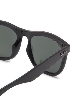 Detail View - Click To Enlarge - RAY-BAN - Dark Grey Lens Acetate Square Sunglasses