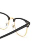 Detail View - Click To Enlarge - RAY-BAN - ‘CLUBMASTER’ CLEAR LENS OPTICAL GLASSES