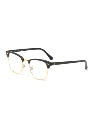 Main View - Click To Enlarge - RAY-BAN - ‘CLUBMASTER’ CLEAR LENS OPTICAL GLASSES