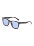 Main View - Click To Enlarge - RAY-BAN - Blue Lens Acetate Square Sunglasses