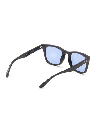 Figure View - Click To Enlarge - RAY-BAN - Blue Lens Acetate Square Sunglasses