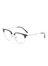 RAY-BAN - ‘CLUBMASTER’ CLEAR LENS OPTICAL GLASSES