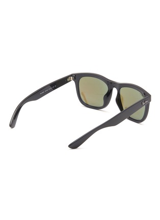 Reflective lens sunglasses for men.
