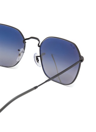 Detail View - Click To Enlarge - RAY-BAN - Gradient Grey Lens Metal Square Sunglasses
