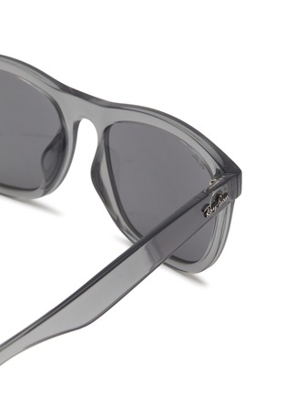 Detail View - Click To Enlarge - RAY-BAN - Grey Lens Acetate Square Sunglasses