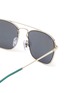Detail View - Click To Enlarge - RAY-BAN - Grey Lens Metal Aviator Sunglasses
