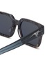Detail View - Click To Enlarge - PRADA - Grey Lens Acetate Oversized Wayfarer Sunglasses