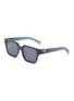 Main View - Click To Enlarge - PRADA - Grey Lens Acetate Oversized Wayfarer Sunglasses
