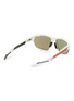 Figure View - Click To Enlarge - PRADA - Linea Rossa Acetate Light Blue Lens Sports Sunglasses