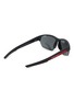 Figure View - Click To Enlarge - PRADA - Linea Rossa Dark Grey Lens Acetate Sports Sunglasses