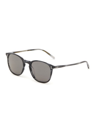 Main View - Click To Enlarge - OLIVER PEOPLES ACCESSORIES - GREY LENS ROUND ACETATE FRAME SUNGLASSES