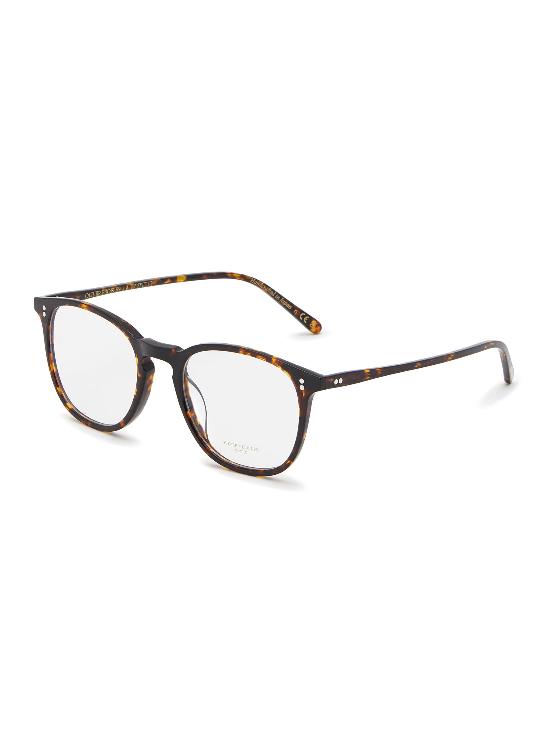 OLIVER PEOPLES ACCESSORIES Tortoiseshell Effect Acetate Round Optical Glasses