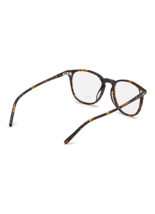 Figure View - Click To Enlarge - OLIVER PEOPLES - Tortoiseshell Effect Acetate Round Optical Glasses
