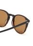 Detail View - Click To Enlarge - OLIVER PEOPLES ACCESSORIES - ‘FORMAN’ BROWN LENS ROUND ACETATE FRAME SUNGLASSES
