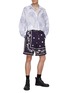 Figure View - Click To Enlarge - JACQUEMUS - ‘Le Short Pingo’ Printed Paisley Cotton Shorts