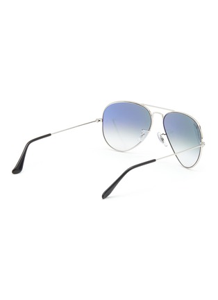 Silver-Tone & Light Blue Aviator Sunglasses, In stock!