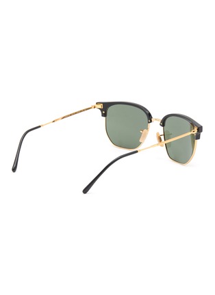 Figure View - Click To Enlarge - RAY-BAN - NEW CLUBMASTER METAL TEMPLE INJECTED GREEN LENS