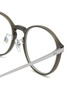 Detail View - Click To Enlarge - RAY-BAN - ACETATE ROUND FRAME CLEAR LENSES GLASSES
