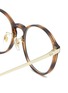 Detail View - Click To Enlarge - RAY-BAN - ACETATE ROUND FRAME CLEAR LENSES GLASSES