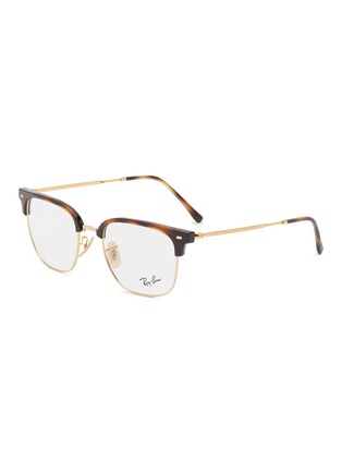Main View - Click To Enlarge - RAY-BAN - MIXED FRAME CLUBMASTER-ESQUE FRAME CLEAR LENSES GLASSES