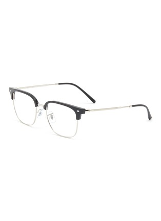 Main View - Click To Enlarge - RAY-BAN - MIXED FRAME CLUBMASTER-ESQUE FRAME CLEAR LENSES GLASSES