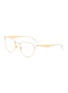 Main View - Click To Enlarge - RAY-BAN - METAL ROUND FRAME CLEAR LENSES GLASSES