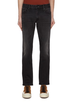 Main View - Click To Enlarge - DENHAM - ‘Ridge Ace’ Dark Washed Straight Jeans